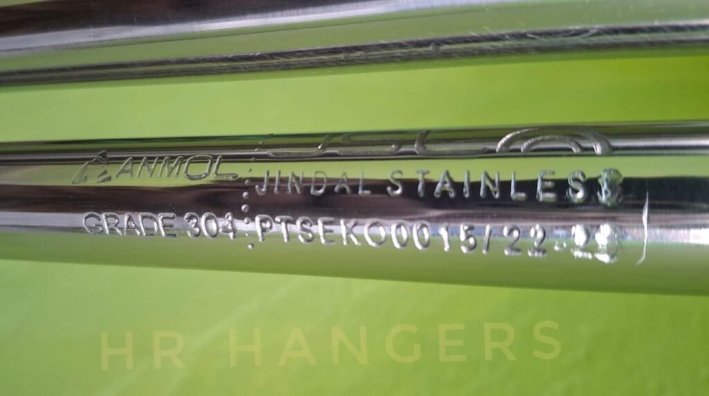 HR Hangers Jindal Grade 304 Stainless Steel Pipe Rust Proof Ceiling Cloth Dryer Bangalore